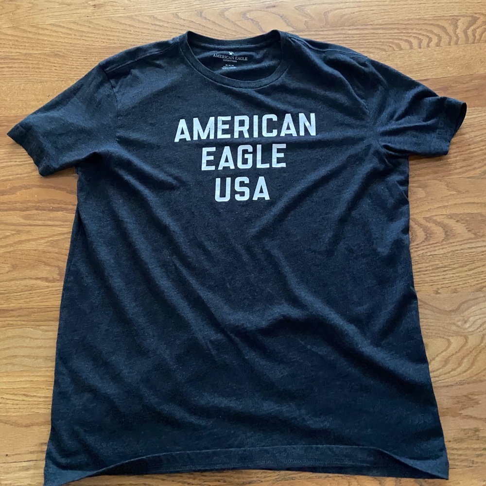 Mens American Eagle Heather Gray T-Shirt